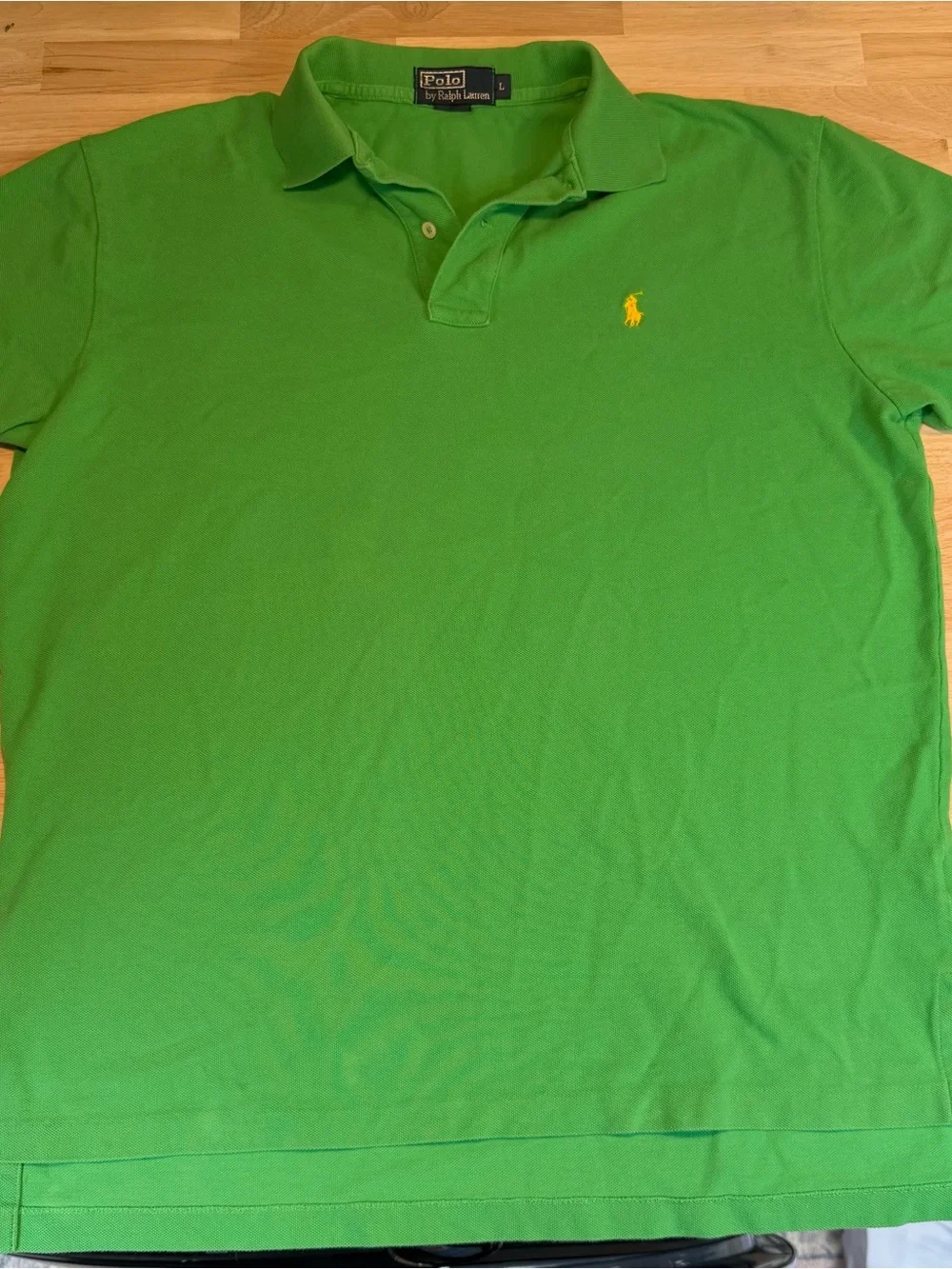 Polo by Ralph Lauren Bright Green Polo with Yellow Pony